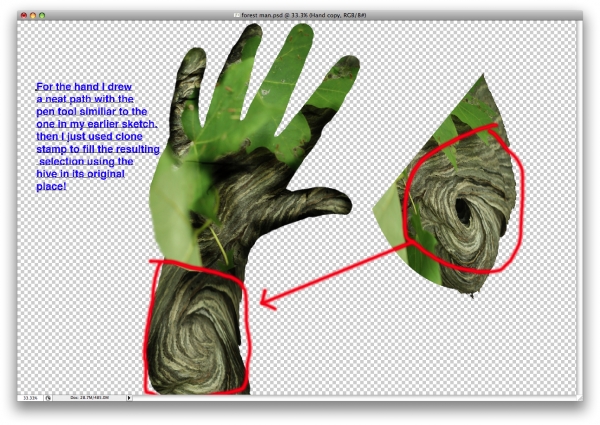 Creation of Forest Sprite: Step 6